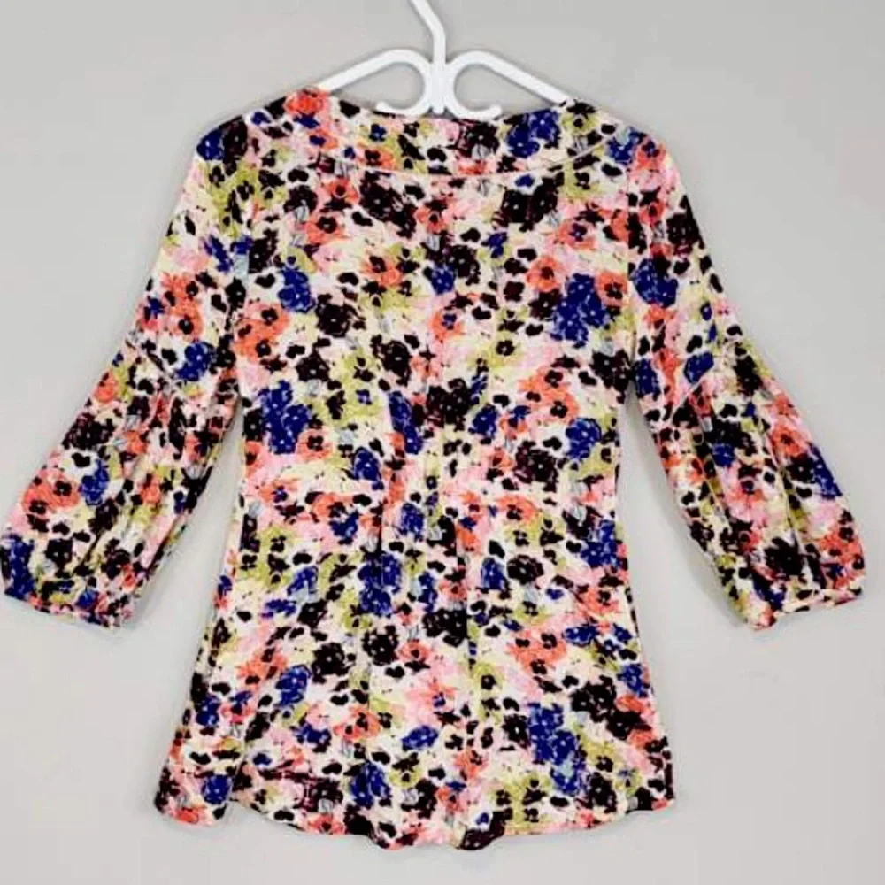 Anthropologie MAEVE Pansy Fields Floral Blouse - Picture 8 of 11